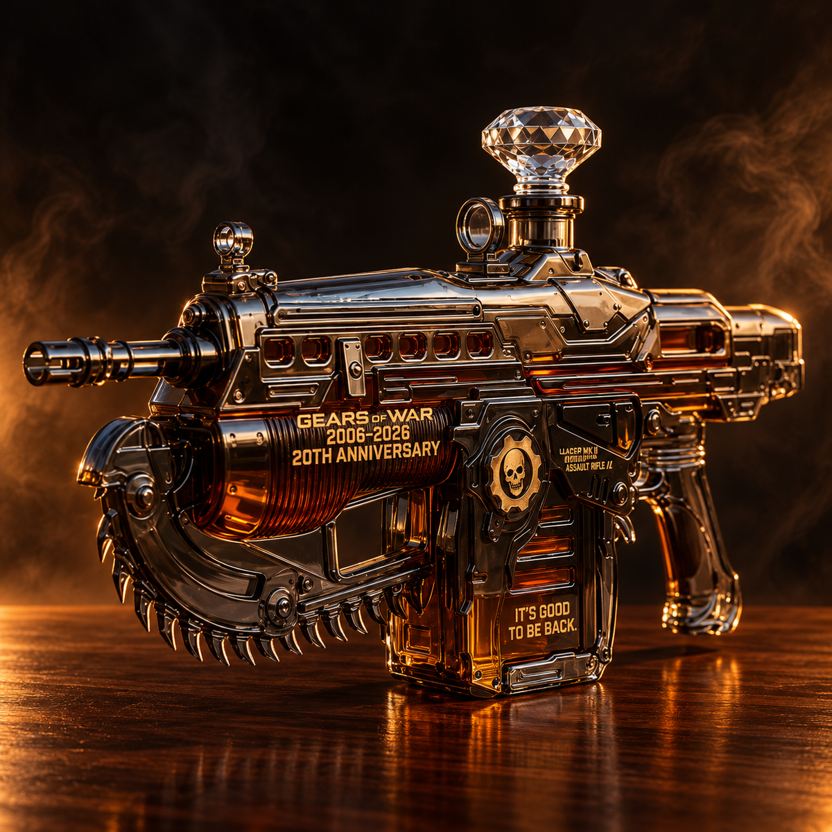 Gears of War 2006–2026 20th Anniversary Whiskey Bottle