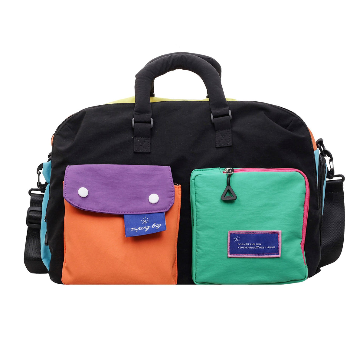 🌈 'Dopamine' Women's Portable Nylon Messenger Crossbody Bag