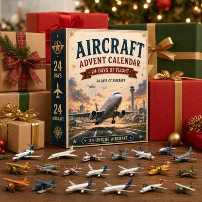 ✈️ Aircraft Advent Calendar 2026 | 24 Days of Flight with 24 Unique Miniature Airplanes, Jets & Aviation Collectibles 🎄🎁