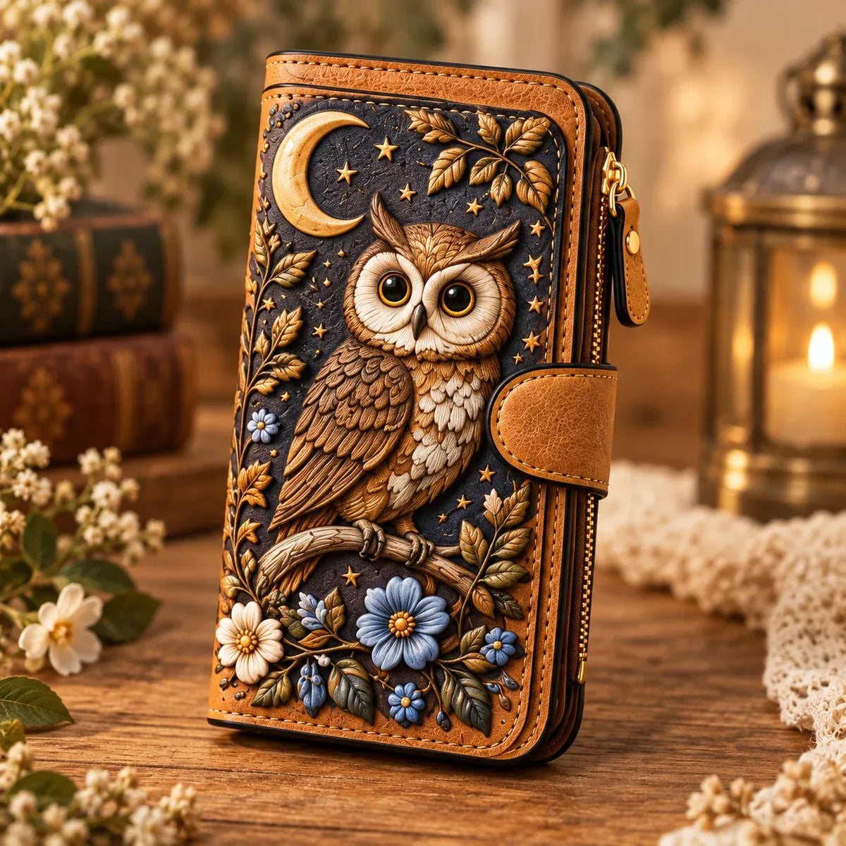 ✨ Vintage Embossed Art Wallet – Choose Your Favorite Design