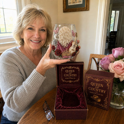 🤠 Queen of Country 1946–2026 3D Glass Collection | 8 Dolly-Inspired Country Designs with Raised Guitars, Butterflies, Boots, Florals & Vintage Music Details 🎸✨