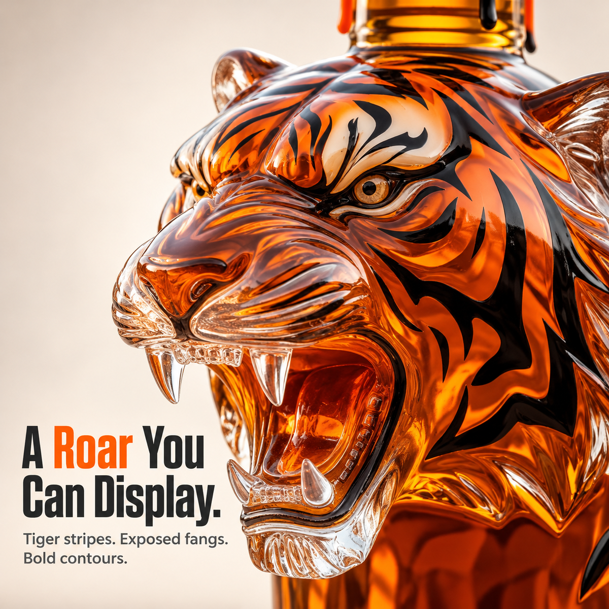 The BENGALS×Maker's Mark 60TH ANNIVERSARY Special Edition Bourbon Bottle