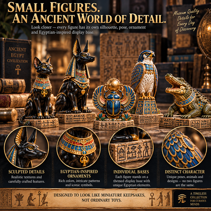 🐈‍⬛🏺24 Days of Ancient Egypt – Sacred Animals & Guardians Collection