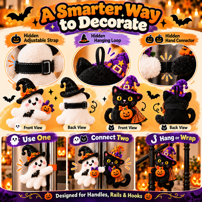 Halloween Handle Huggers – Plush Fridge, Rail & Hook Decorations