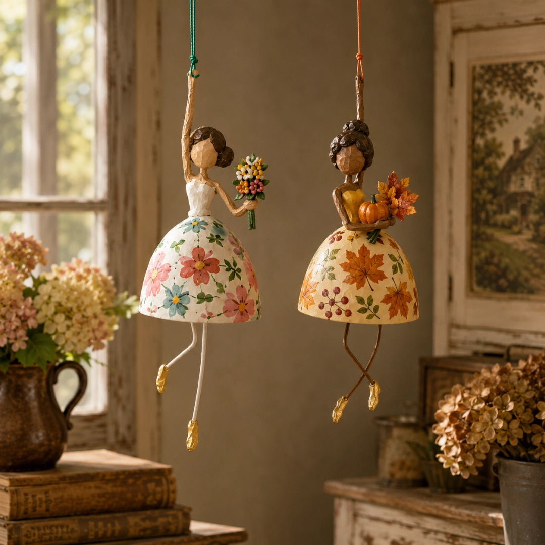 Whimsical Dancing Lady Hanging Ornament