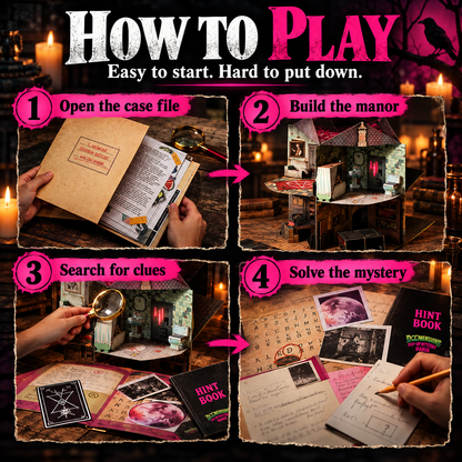 3D Pop-Up Mystery Manor – Immersive Murder Mystery Puzzle Game