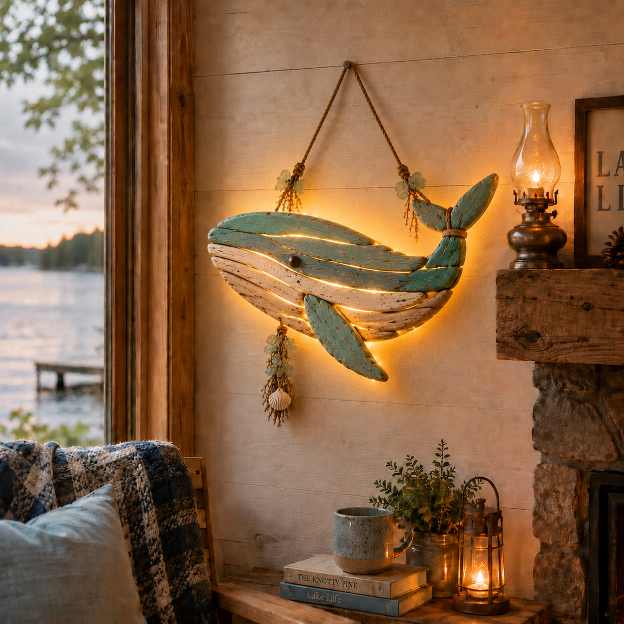 🌊Coastal Driftwood Ocean Animal Wall Decor