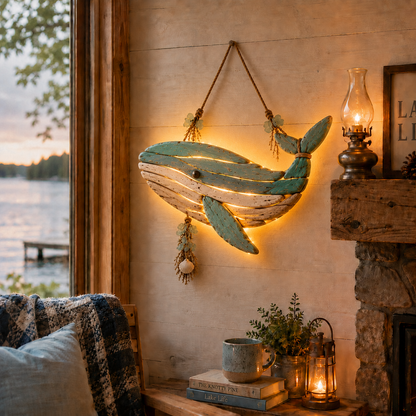 🌊Coastal Driftwood Ocean Animal Wall Decor