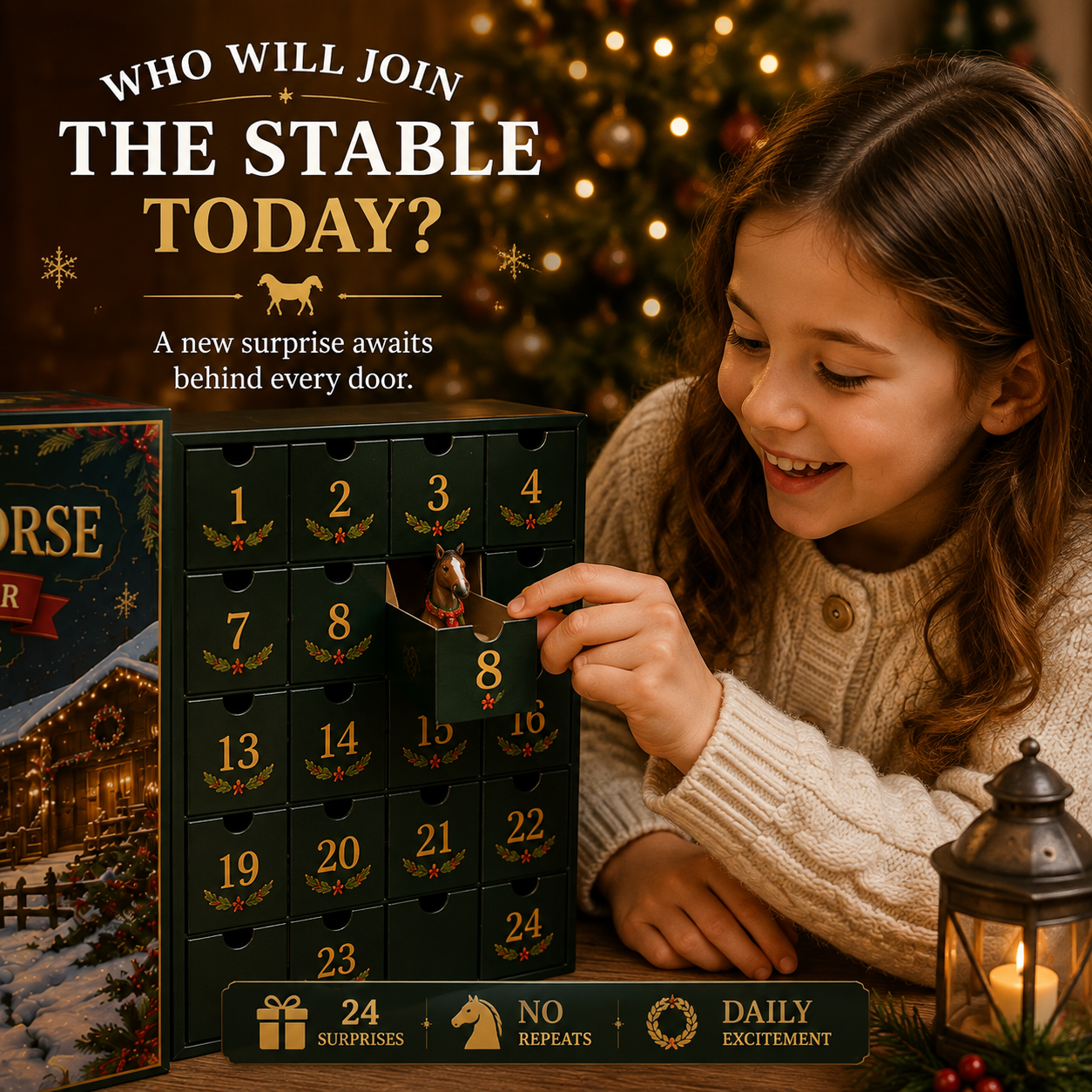 24 unique horse friends advent calendar