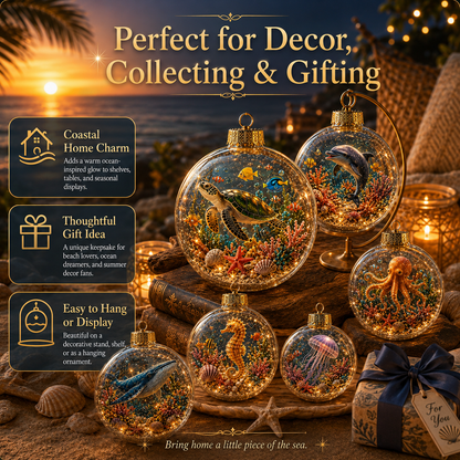 🌊Summer Ocean Animal Lighted Diorama Ornament