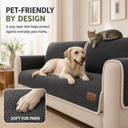 Removable Sofa Cover, Non-Slip Polyester