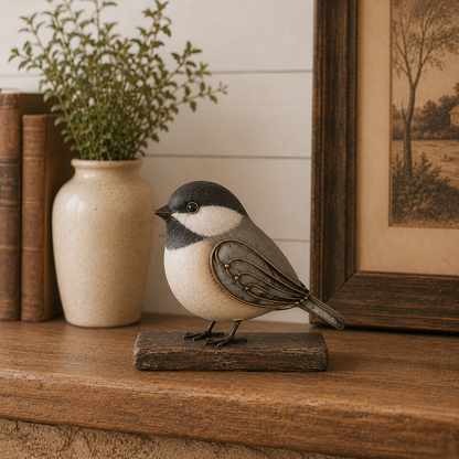 Rustic Songbird Figurines – Meaningful Cardinal, Bluebird & Chickadee Home Decor Gifts