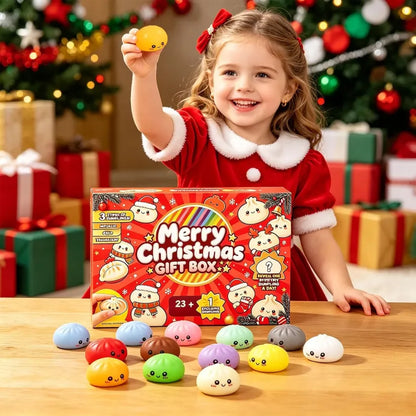 Mystery Dumpling Countdown Gift Box – 24 Days of Squishy Surprises