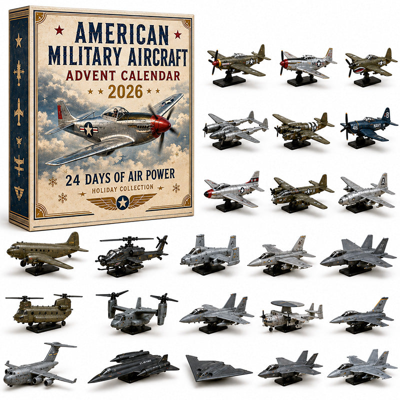 ✈️🇺🇸 American Military Aircraft Advent Calendar 2026 🎁– 24 Days of Air Power