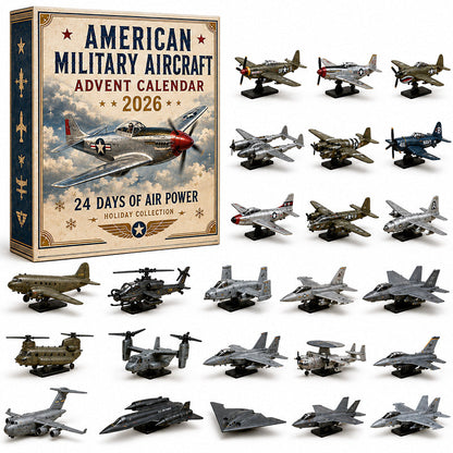 ✈️🇺🇸 American Military Aircraft Advent Calendar 2026 🎁– 24 Days of Air Power