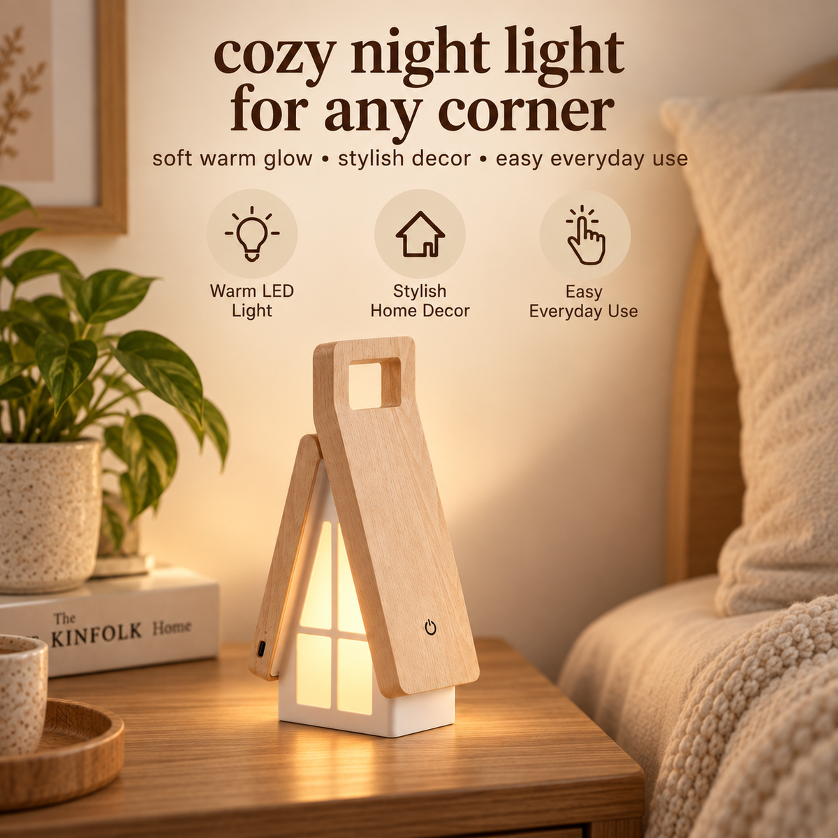 CozyGlow 2-in-1 Portable Lantern & Desk Lamp