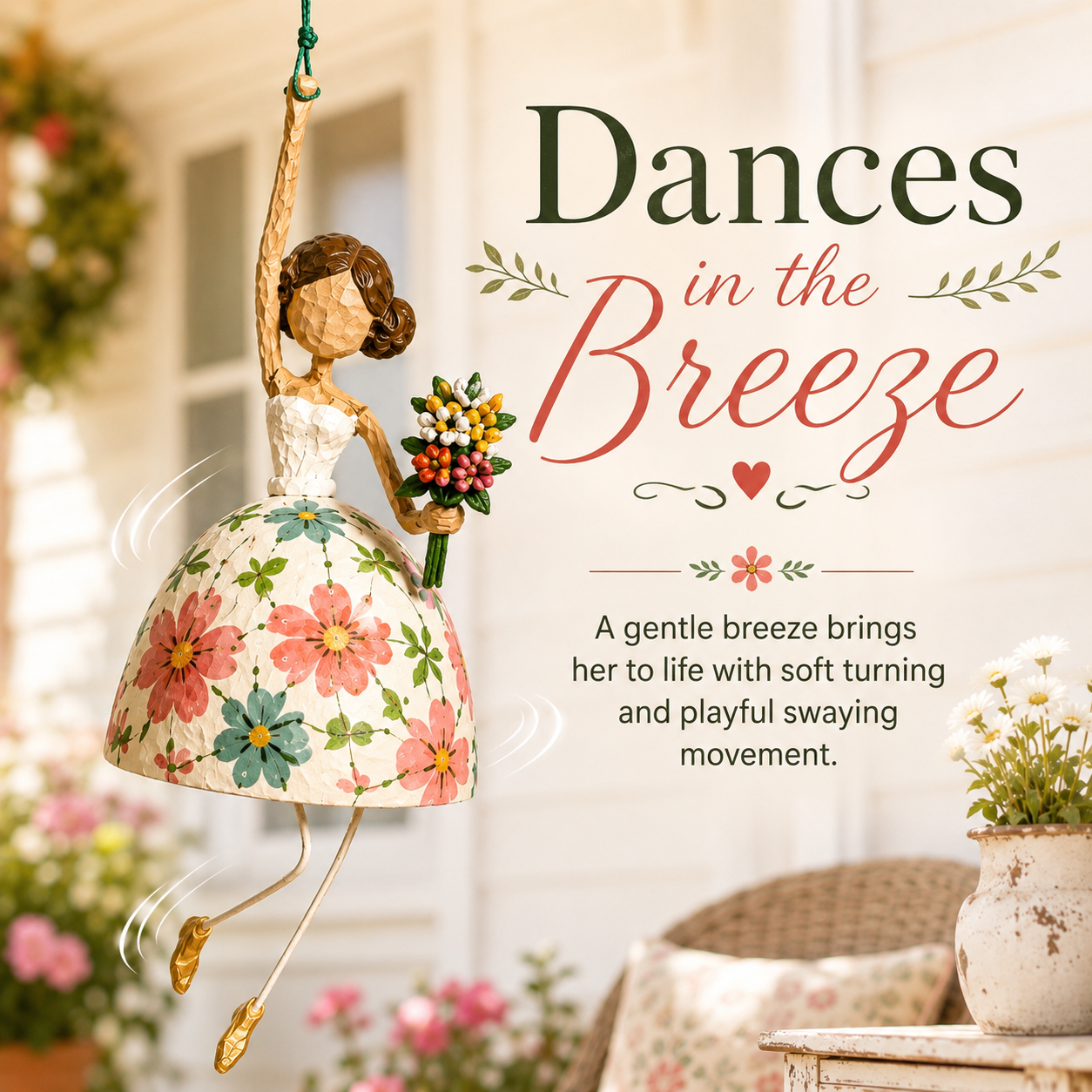 🌈Whimsical Dancing Lady Hanging Ornament