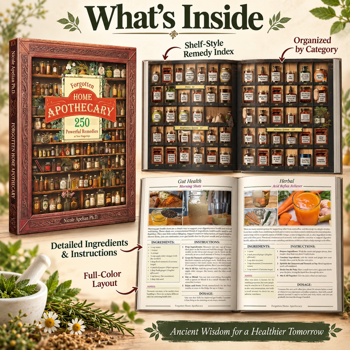 Forgotten Home Apothecary – 250 Powerful Remedies at Your Fingertips