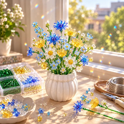 DIY Beaded Wildflower Bouquet Craft Kit