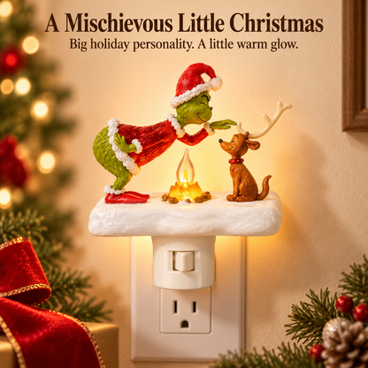 Cozy Campfire Plug-In Night Light in 9 Charming Seasonal Styles