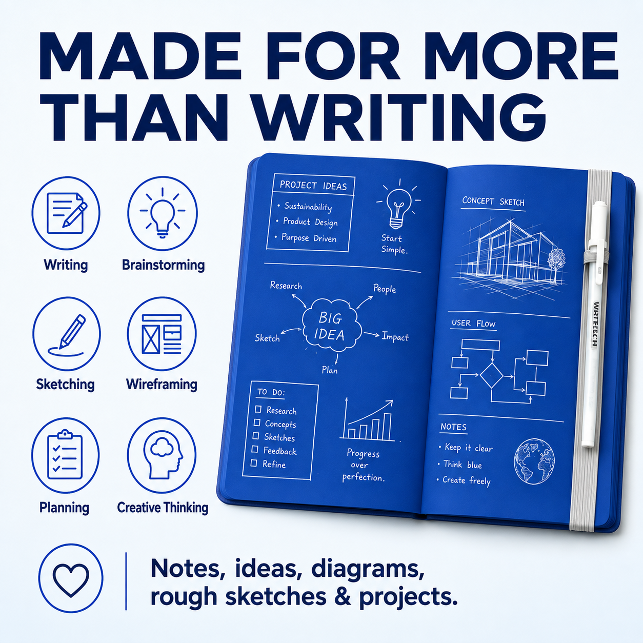 Notedly ONE Think in Color Notebook