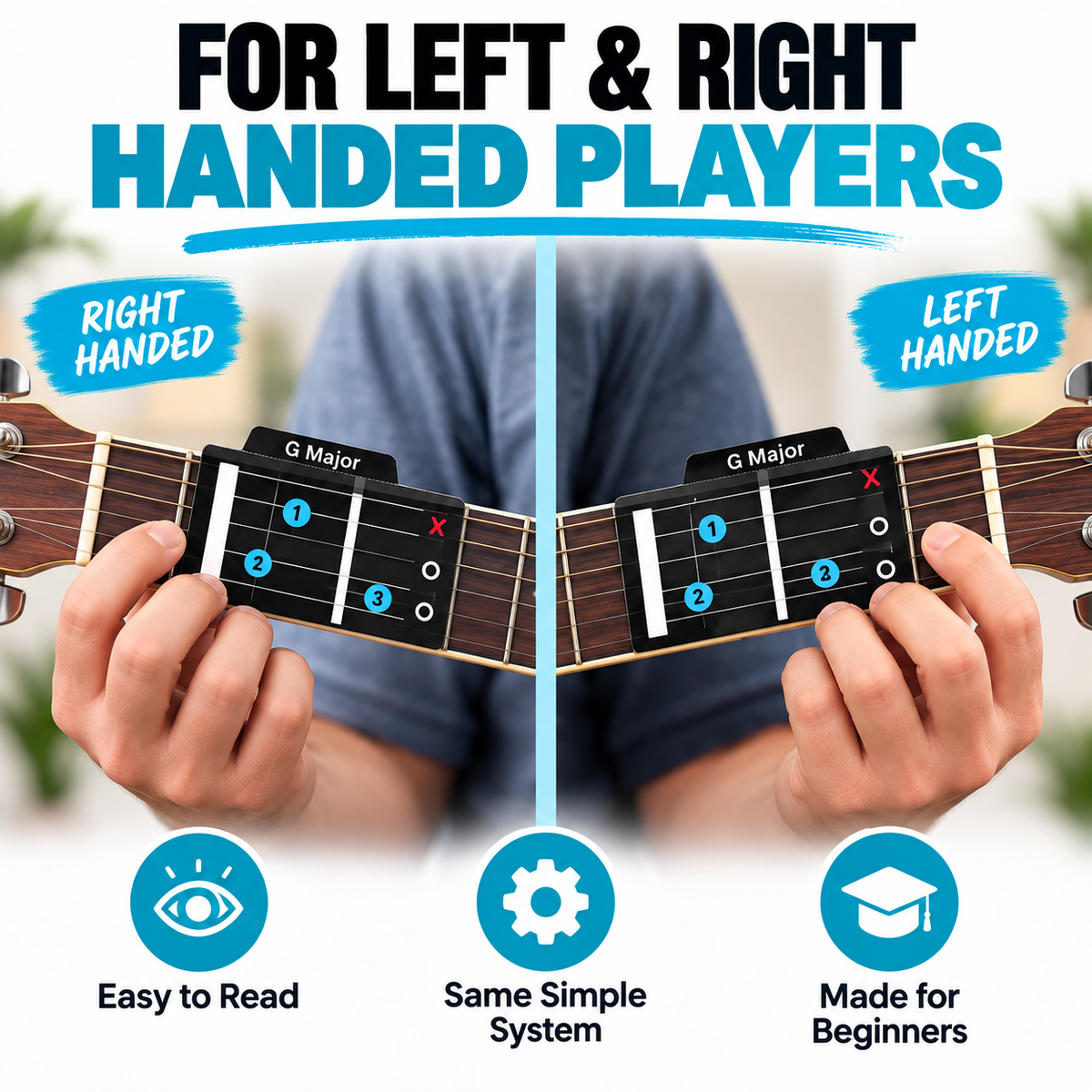 Learn Guitar Chords Faster – Beginner Fretboard Guide Cards