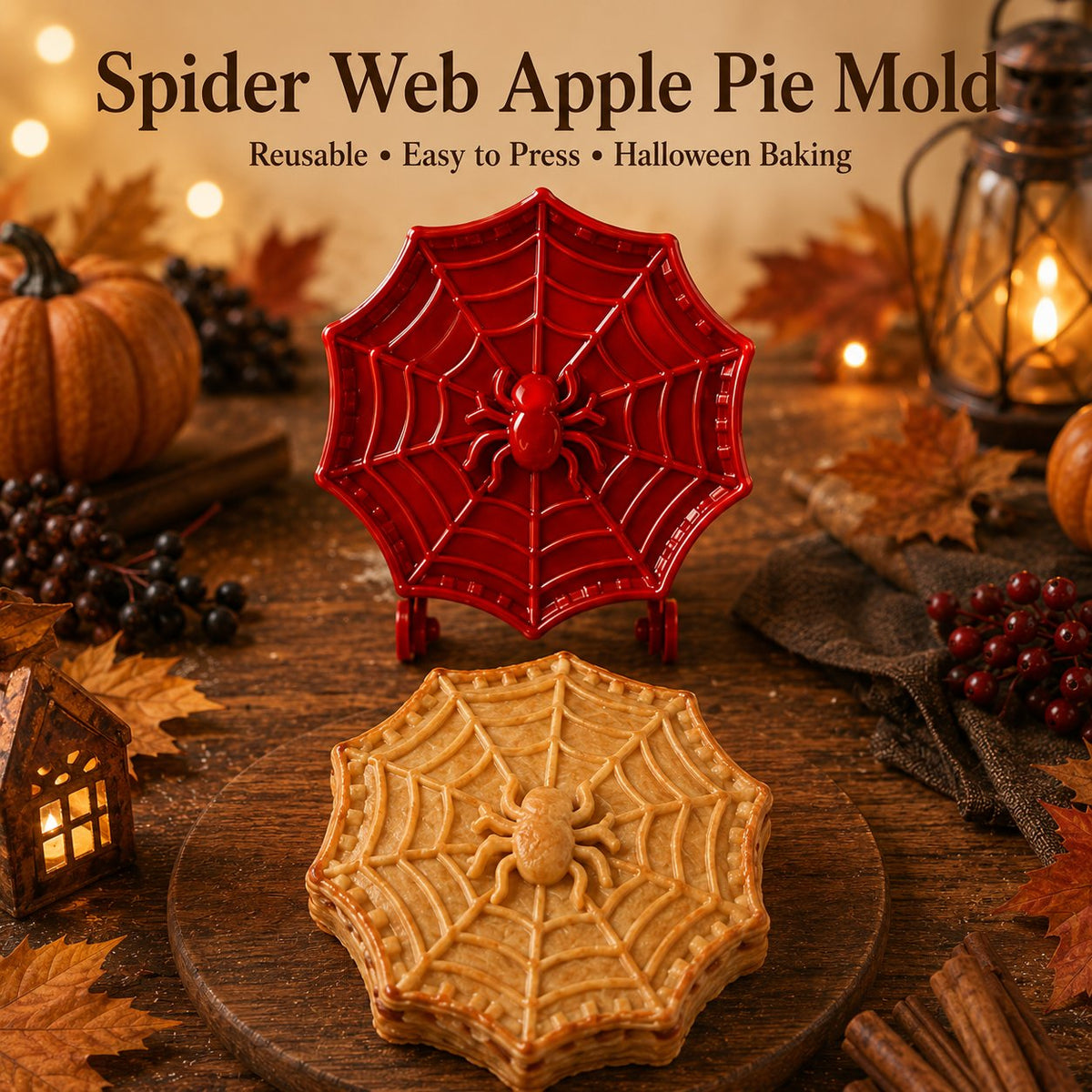 8-Piece Halloween Mini Hand Pie Mold Set