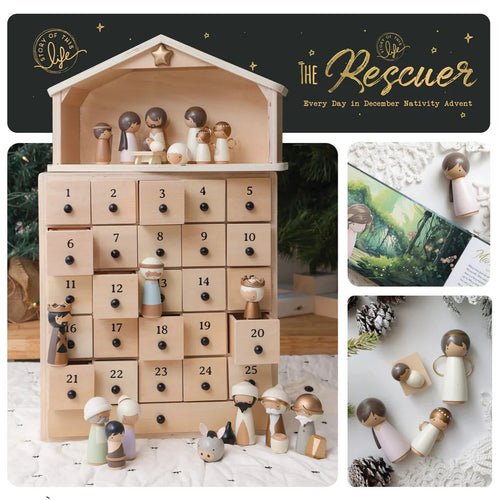 Nativity Advent Calendar 2026 – Christmas Countdown with Nativity Figures