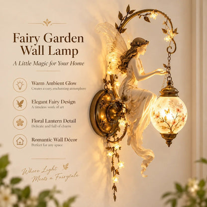 ⏰ Limited stock 50% discount - 🧚✨ Enchanted Fairy Flower Lantern Wall Light 🌸🏮å