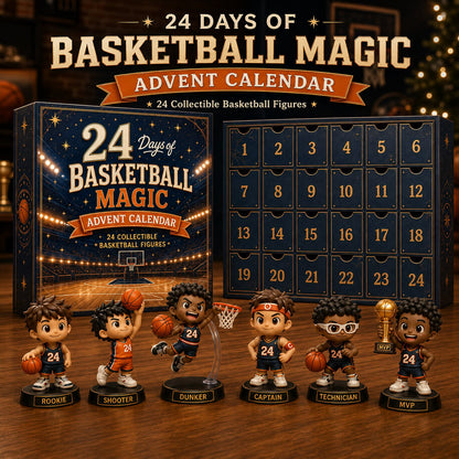 🏀24 Days of Basketball Magic Advent Calendar | 24 Collectible Basketball Figures 🎁
