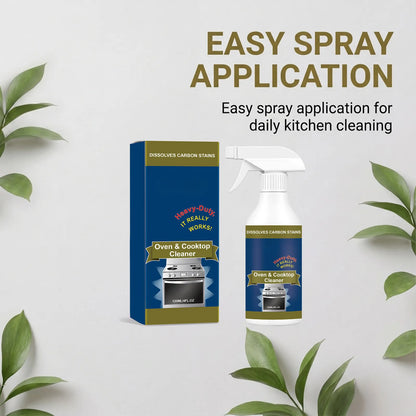 2 ×🍳Oven & Cooktop Cleaning Spray✨ Heavy‑duty Kitchen Degreaser For Burnt Carbon & Stubborn Grease Stains