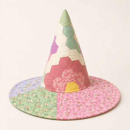 🔥Last Day 49% OFF - 🧙‍♀️ ✨ Quilted Patchwork Witch Hat – Choose Your Magical Pattern