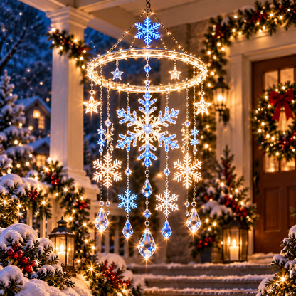 ✨ Holiday Hanging Light – Illuminated Christmas Garden & Porch Décor