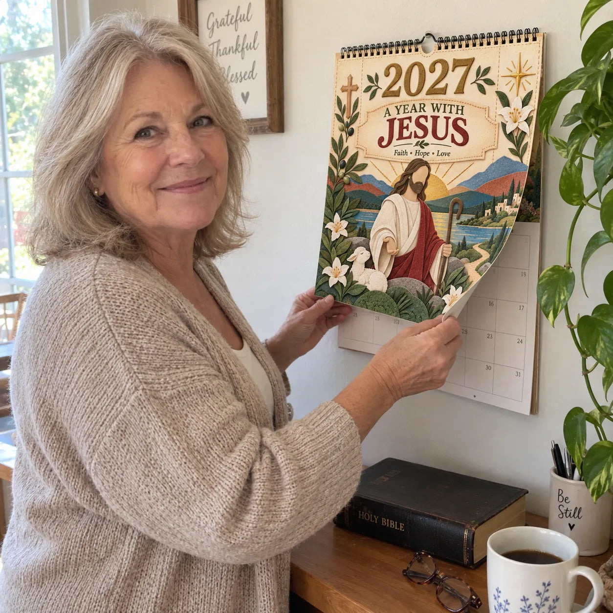✝️ 2027 Walking With Jesus Wall Calendar