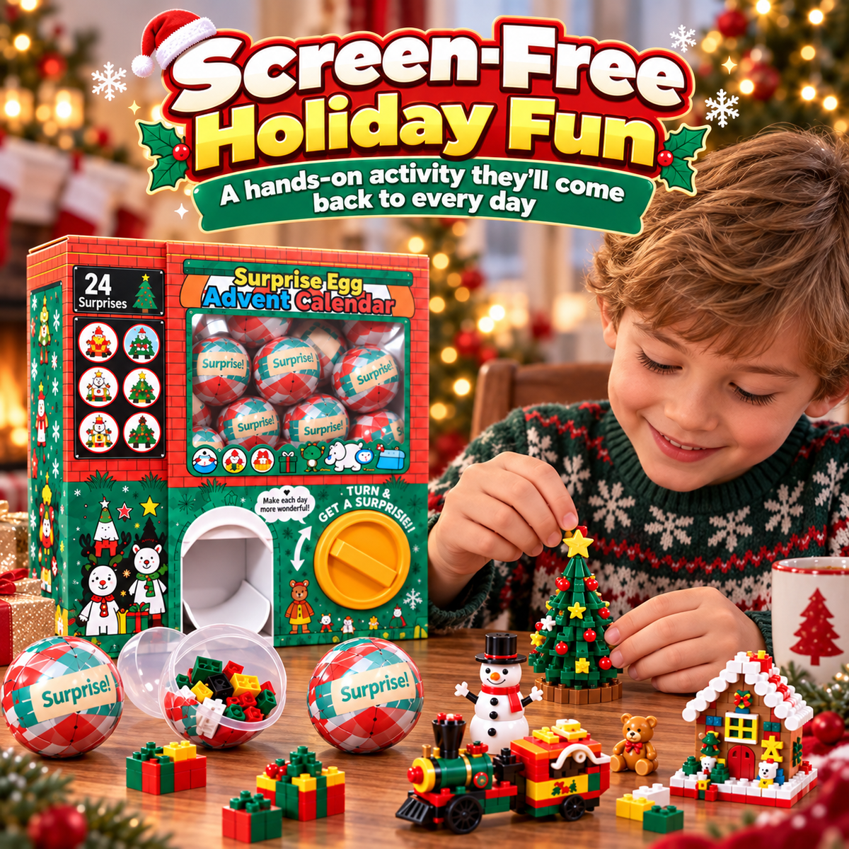 🎄North Pole Surprise Machine™ – 24-Day Christmas Advent Calendar