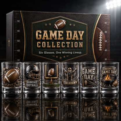 🏈 Game Day 3D Collector Glass Set