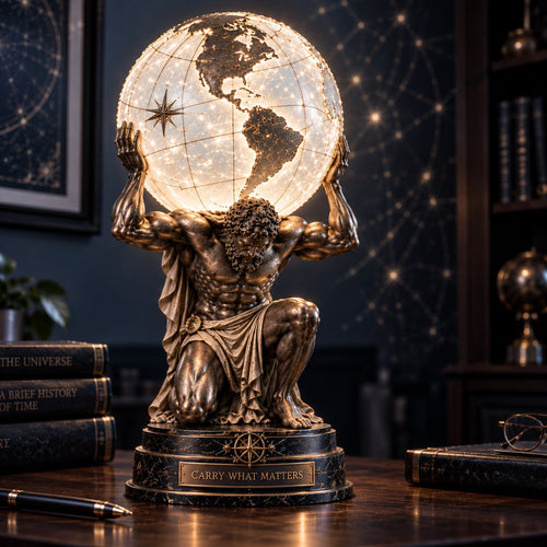🌍 Atlas Illuminated World Sphere Lamp🌌