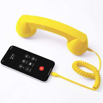 📞Vintage Select Bluetooth Phone Handset - Wireless/Wired and USB Phone Receiver for Comfortable Calls, Bluetooth/Type-c Port📞