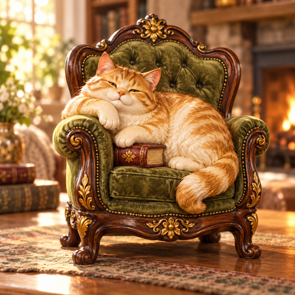 🐱 Vintage Cat Figurine, Retro Cat Home Decor