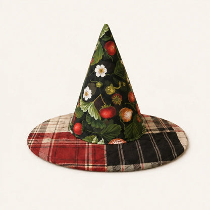 🔥Last Day 49% OFF - 🧙‍♀️ ✨ Quilted Patchwork Witch Hat – Choose Your Magical Pattern