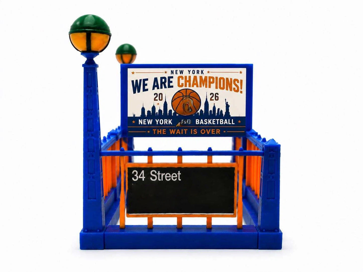 🏀🚇 NY Subway Entrance Display