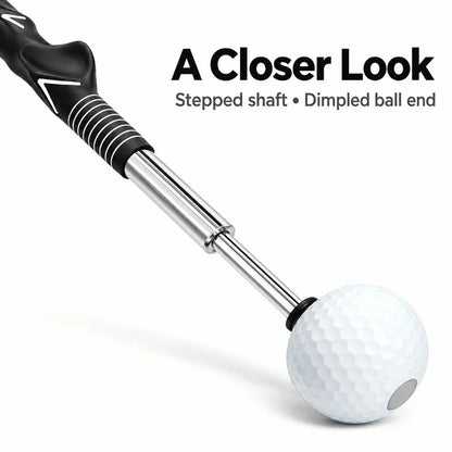 💥🏆Golf Grip Practice Tool with Contoured Handle and Ball End