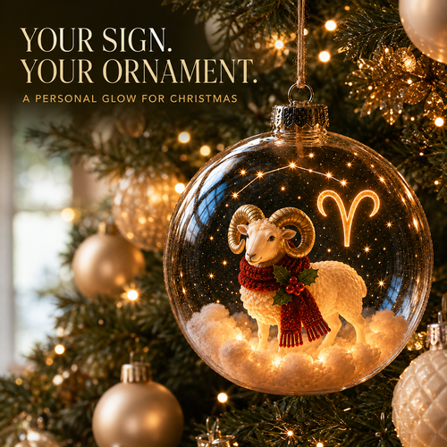 ✨ Lighted Zodiac Christmas Ornament