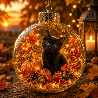 🍁Autumn Woodland Glow Ornament✨ – 8 Adorable Animal Styles