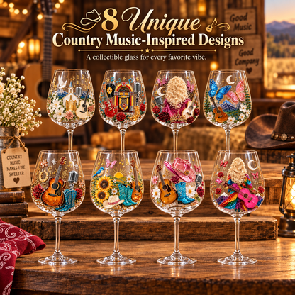 🔥 Queen of Country 1946–2026 3D Glass Collection