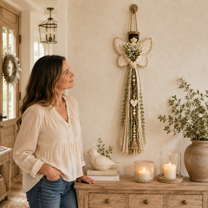 💗Grace In Bloom Angel Wall Hanging