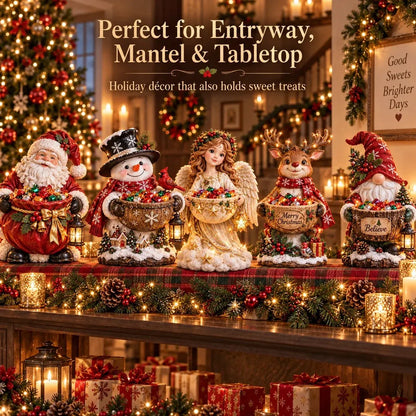 🎄✨ Light-Up Christmas Treat Holder – 5 Festive Designs for Candy, Holiday Parties & Home Decor