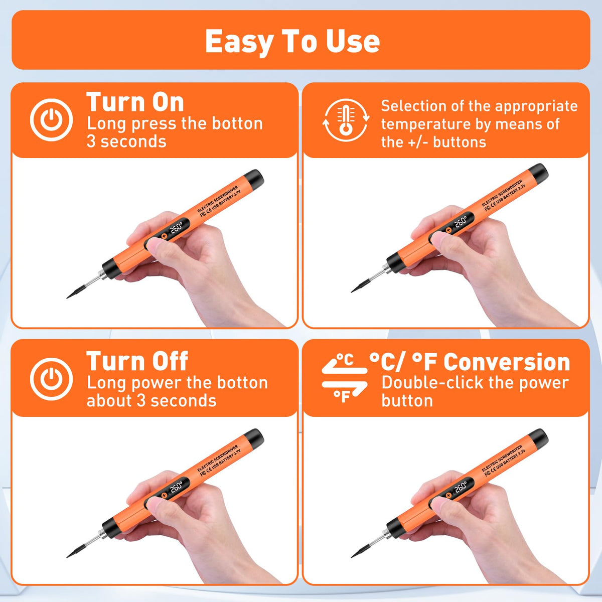 Mini Cordless Soldering Iron Kit