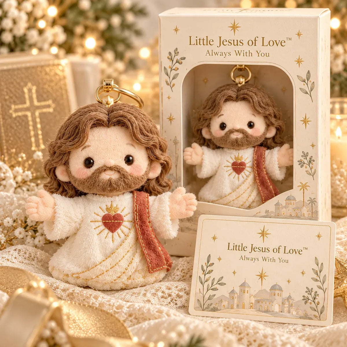 ✝️ Bethlehem Gentle Friends | 6 Faith-Inspired Plush Keepsakes with Meaningful Message Cards 💕