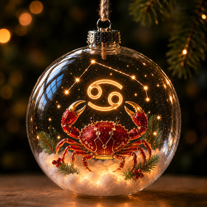 ✨ Lighted Zodiac Christmas Ornament